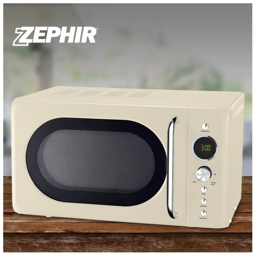 Zephir ZHC21CVD Forno a microonde combinato con grill 20 litri colore Crema  - Cottura forni microonde - ClickForShop